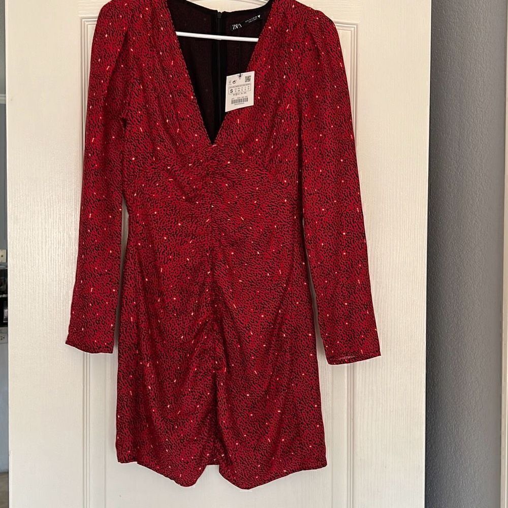 Zara long sleeves mini dress S